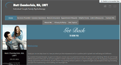 Desktop Screenshot of mchamberlaintherapy.com