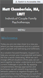 Mobile Screenshot of mchamberlaintherapy.com